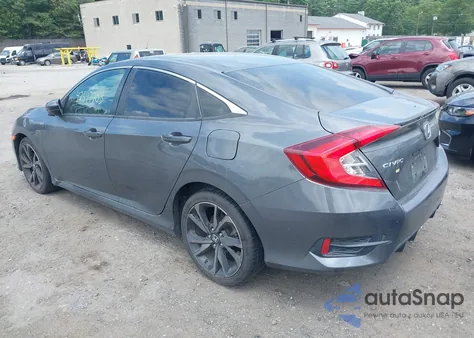 2021 Honda Civic Sport z USA, uszkodzony, nr VIN 2HGFC2F88MH560085